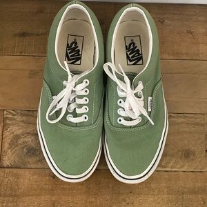 Vans sage green sneakers. 8
